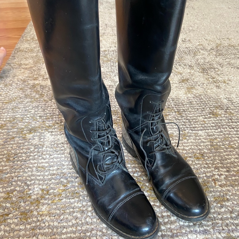 English style riding boots.